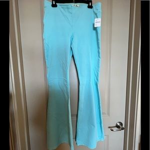 Free people penny pull on flare jeans